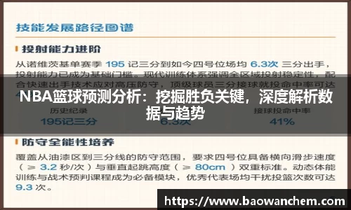 NBA篮球预测分析：挖掘胜负关键，深度解析数据与趋势